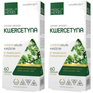 MEDICA HERBS - Kwercetyna - 2x 60caps.Zysk od 20zł do 30zł