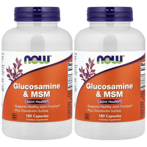NOW Glucosamine & MSM - 2x 180capsZysk od 50zł do 60zł