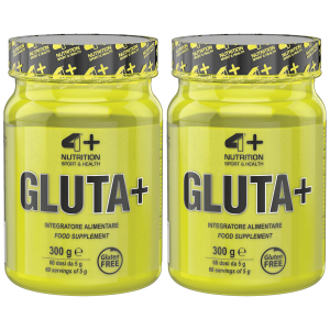 4+ NUTRITION Gluta+ - 2x 300gZysk od 40zł do 50zł