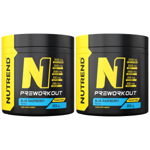 NUTREND N1 Pre Workout - 2x 255gZysk od 50zł do 60zł
