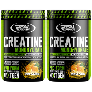 REAL PHARM Creatine Monohydrate - 2x 500gZysk od 20zł do 30zł