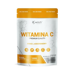 WISH Pharmaceutical Vitamin C 1000mg (Kwas L-Askorbinowy) - 1000g