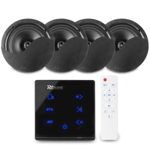 Zestaw audio dla domu bluetooth Powerline A100B + 4 x 8" NCSS8B