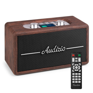 Radio retro DAB FM BT Tune60 Audizio ciemnobrązowe