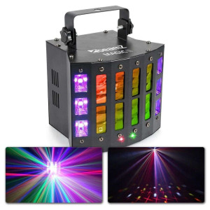 Efekt świetlny LED DERBY z laserem i stroboskopem BeamZ MAGIC2