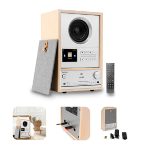 Radio internetowe DAB+/FM BT WIFI Canzo Audizio jasne drewno