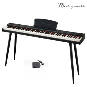Pianino cyfrowe dynamiczne z nogami CANZONETTA czarne Mielczewski