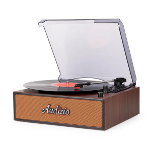 Gramofon Reno Retro bluetooth Miedziany Audizio