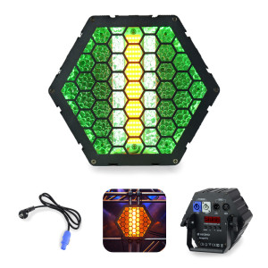 Reflektor LED Blinder Hexagon Pro COB LED SMD RGB Lucendi