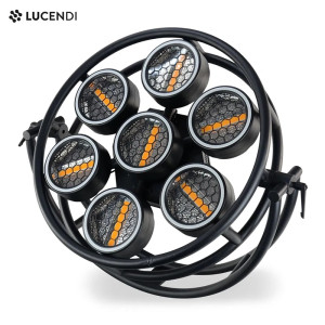 Reflektor retro LED RGBW COB R7 Lucendi