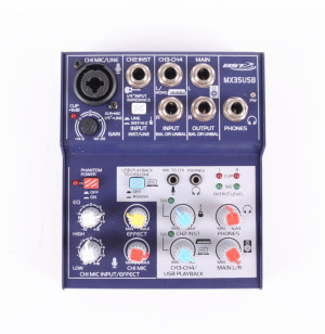 Mikser 4- kanałowy USB BST MX35USB