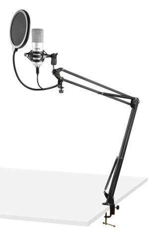 Zestaw mikrofonowy studyjny CMS300S tytan USB