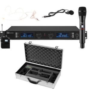 Bezprzewodowy zestaw mikrofonowy Power Dynamics PD632C