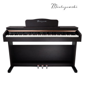 Pianino cyfrowe ważone młoteczkowe CAPRICE brązowe Mielczewski