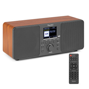 Radio stereo Genua DAB+ FM ciemnoszare Audizio