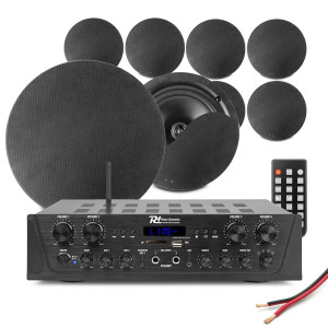 4 strefowy system multi room 8 x 8" NCSS8B z wzmacniaczem bluetooth