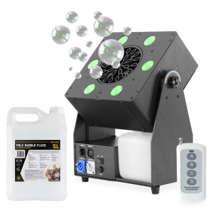 Zestaw: Wytwornica baniek Bubble Max 1 + płyn do baniek 5 l