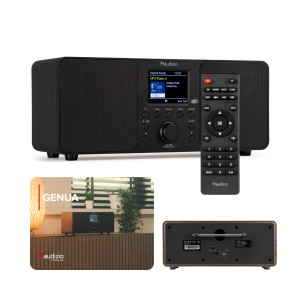 Radio cyfrowe Genua DAB+ FM stereo Audizio czarne