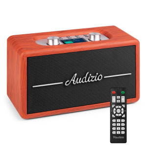 Radio retro DAB FM BT Tune60 Audizio wiśniowe