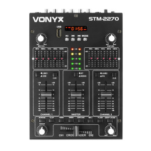 Mikser 4-kanałowy SD USB MP3 BT STM2270 Vonyx