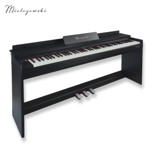 Pianino cyfrowe dynamiczne ETIUDA czarne Mielczewski