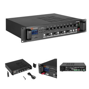 Wzmacniacz PA 100V 240W Power Dynamics PDV240MP3