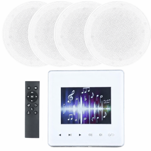 Zestaw audio do domu biura AKI3 4x 6,5'' biały Audioport