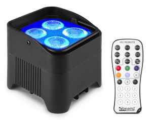 Oświetlacz Bateryjny LED BBP94W Uplight Par 4x12W RGBWA-UV z bezprzewodowym DMX