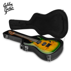 Gitara elektryczna superstrat zestaw z futerałem-Golden Guitar Strat2 Zielony