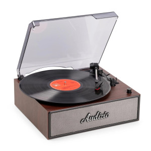 Gramofon Reno Retro Bluetooth Audizio brązowy