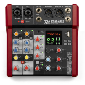 Mikser 4- kanałowy PDM-Y401 Power Dynamics