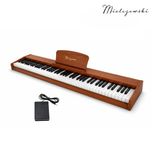 Pianino cyfrowe dynamiczne CANZONA mahoń jasny Mielczewski