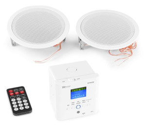 Zestaw: System audio- wzmacniacz BT+ 2x głośnik sufitowy 2x15W