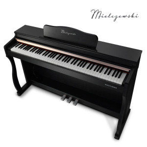 Pianino cyfrowe dynamiczne NOCTURNO czarne Mielczewski