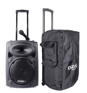 Kolumna mobilna Ibiza PORT8UHF-BT-TWS + pokrowiec