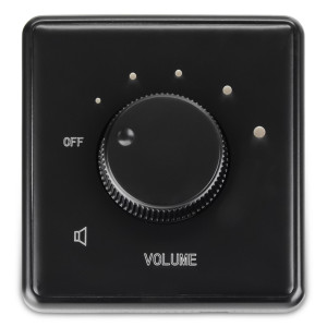 Regulator głośności 10W/100V - ARG1 czarny Audioport