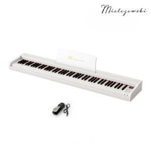 Pianino cyfrowe dynamiczne TIENTO białe Mielczewski