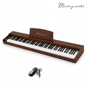 Pianino cyfrowe dynamiczne TIENTO brązowe Mielczewski