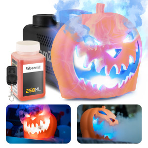 Zestaw Imprezowy: Dyniowa wytwornica dymu z efektami świetlnymi LED Dekoracja Ozdoby Halloween