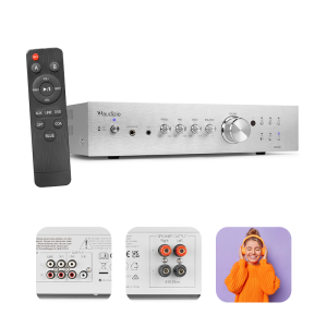 Wzmacniacz HiFi 2x 200W 8 Ohm BT AD220A Audizio