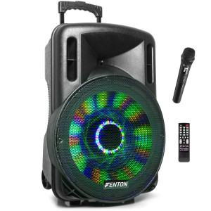 Kolumna mobilna z mikrofonem Fenton FT15LED 15" 800W