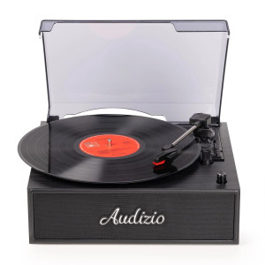 Gramofon Reno Retro bluetooth czarny Audizio