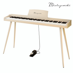 Pianino cyfrowe dynamiczne z nogami VIRELAI beżowe Mielczewski