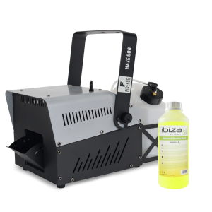 Zestaw: Wytwornica dymu HAZE 900 Firefog+ płyn do dymu 1l