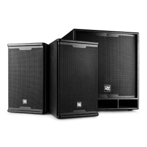 Zestaw nagłośnieniowy ComboSet 1800W subwoofer 18''18'' 2x kolumna 10" Power Dynamics