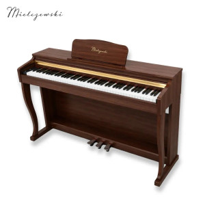Pianino cyfrowe ważone ELEGIA brązowe Mielczewski