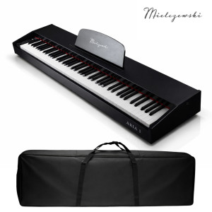 Pianino cyfrowe dynamiczne Aria I Mielczewski + pokrowiec + pedał sustain