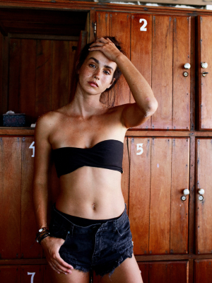 biustonosz TUCK BANDEAU black - MINI