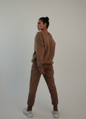 spodnie dresowe SOFT TOUCH peanut butter - XL