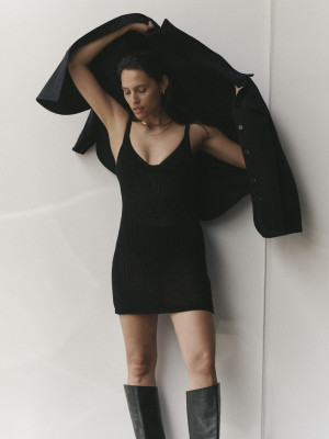 sukienka krótka PETITE black - L